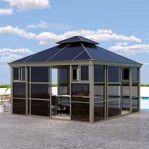 400 * 400CM Aluminium-PC-Haus-Pavillon