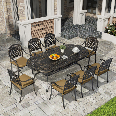 Patio Leisure Gartenset aus Aluminiumguss